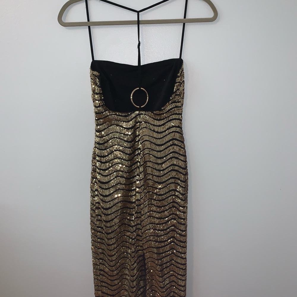 Gold Sequin Dress - Picture 4 of 5